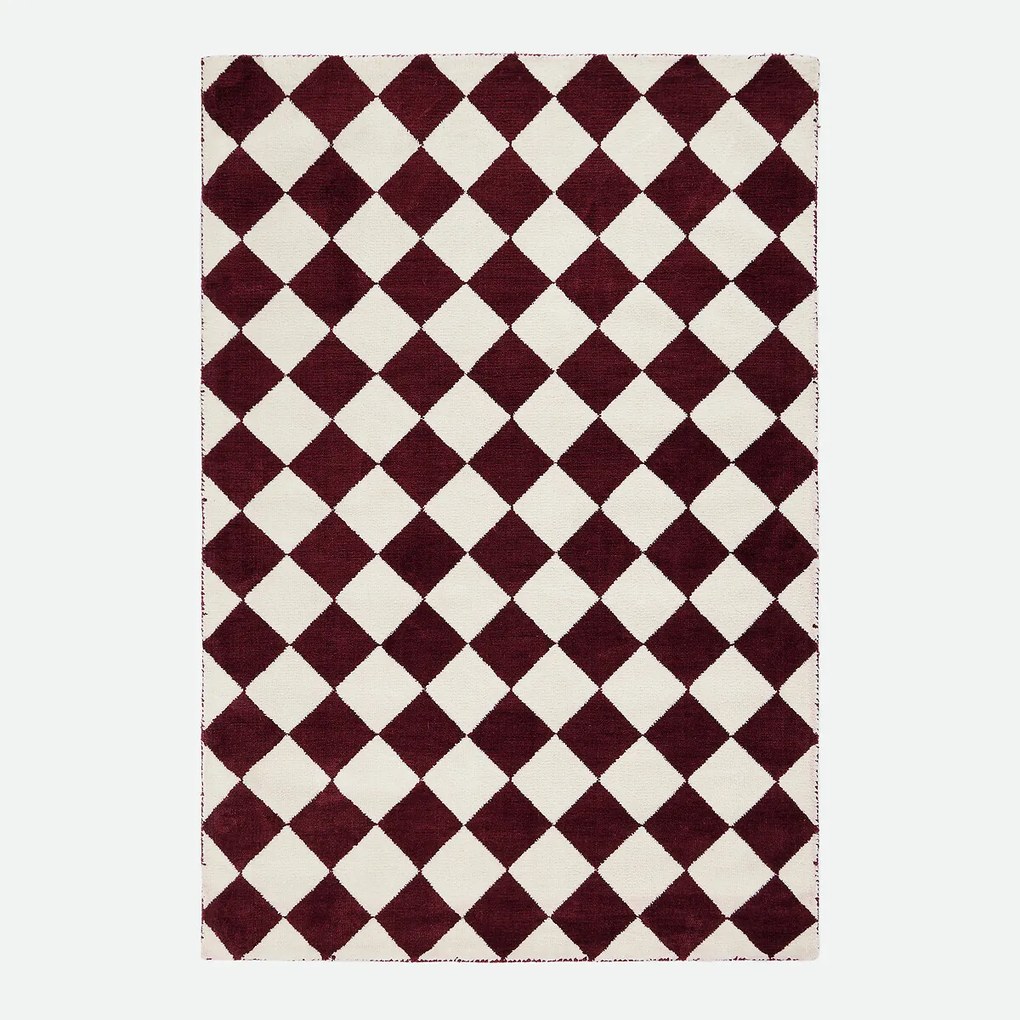 Vloerkleed met ruitmotief, BLOVA