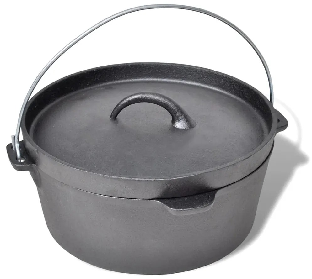 vidaXL Braadpan 4,2 L inclusief accessoires