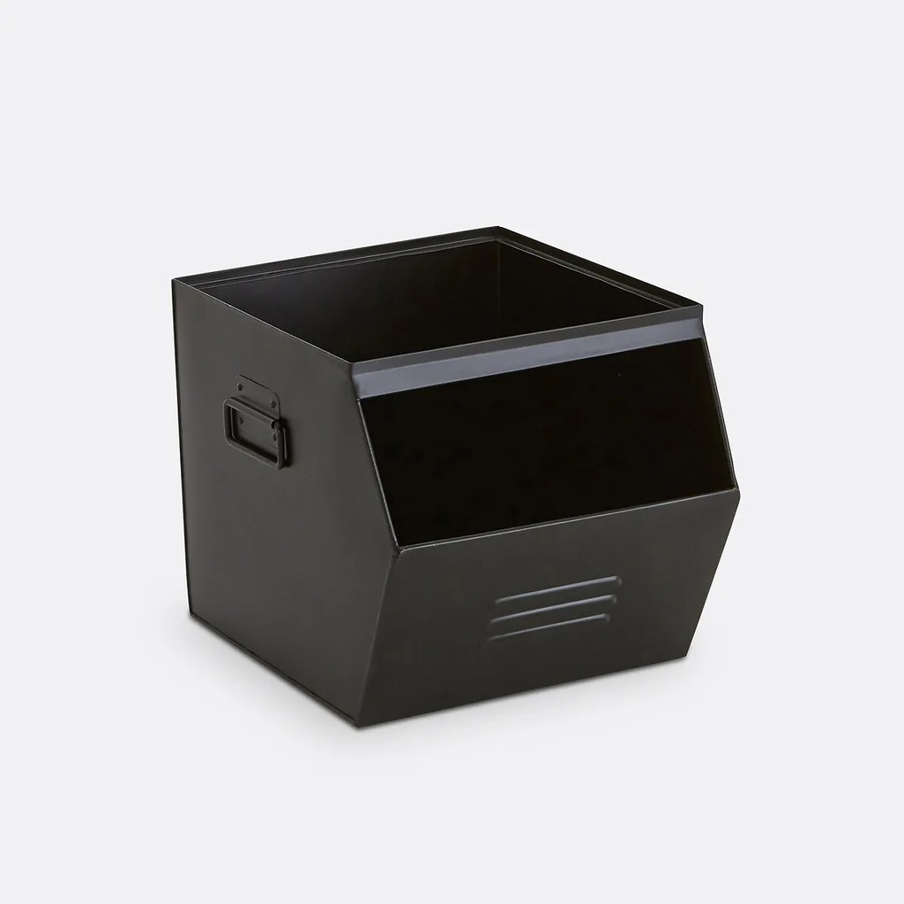 Stapelbare opbergbak in metaal, Hiba