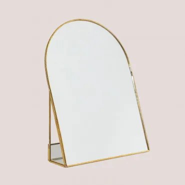 Tafellamp Spiegel Van Ijzer Lisbeth 25 Cm - Sklum