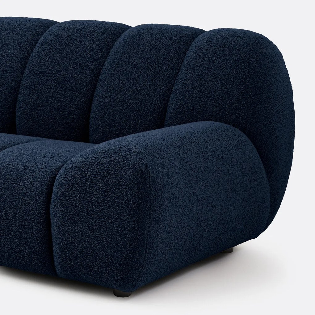 Linkerhoekbank, dikke badstof, Nuria