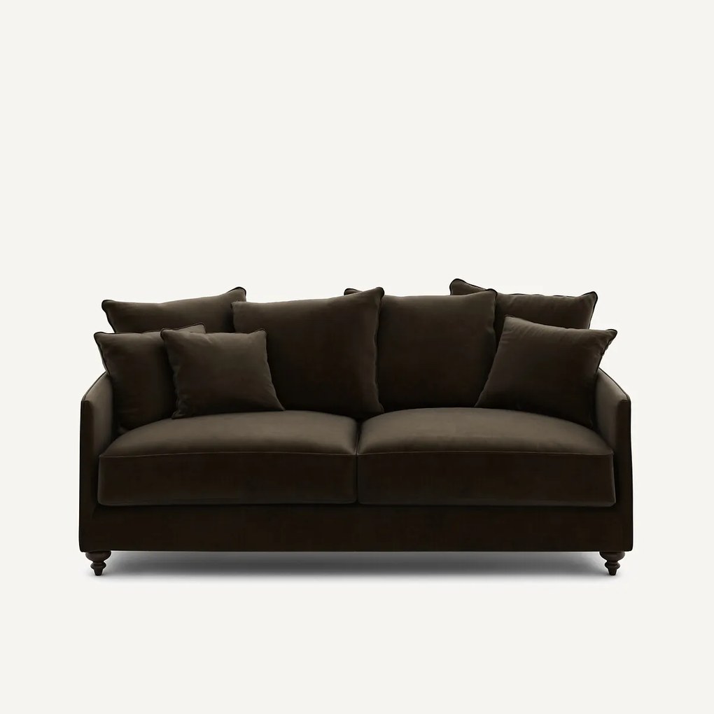 Omvormbare 3-zits fluwelen zetel, Lazare