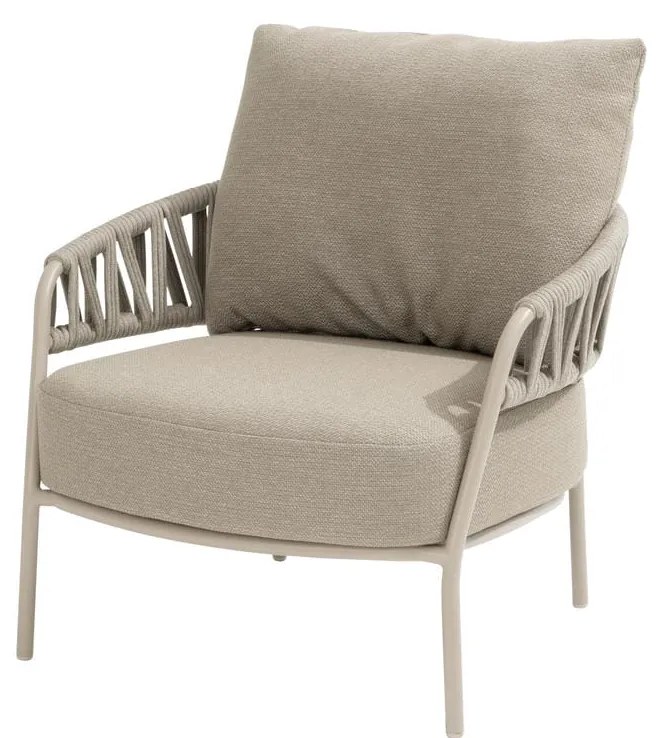 Taste by 4 Seasons Calma loungestoel latte Loungestoel taupe weerbestendig