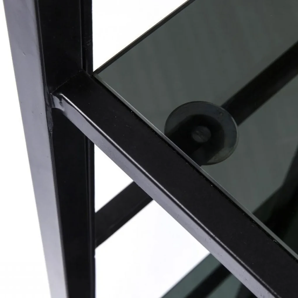 Kare Design Loft Laag Wandrek Staal Met Glas - 115x30x100cm.