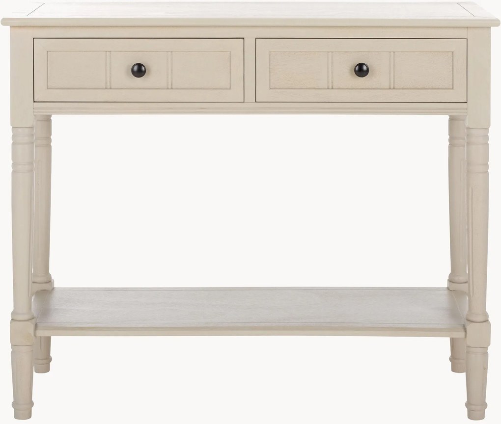 Wandtafel Samantha van grenenhout met lades en plank