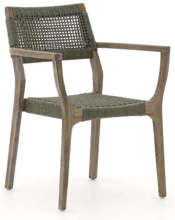 + 10% kassakorting | Dining tuinstoel | ROUGH  Rope | Rope (touw) | Grijs | Stapelbaar | Kees Smit Tuinmeubelen