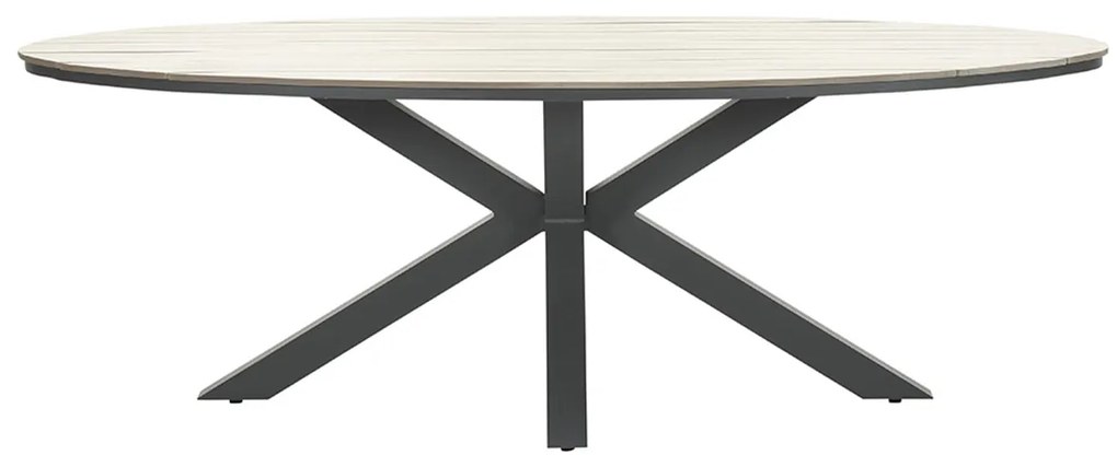 Garden Impressions Tulli tuintafel 220x115 cm - licht bruin