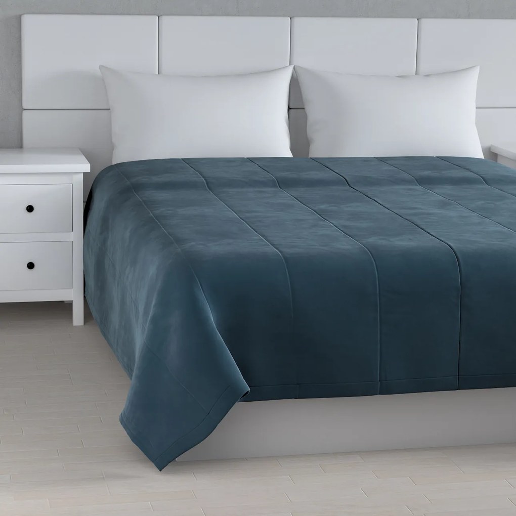 Dekoria Sprei Velvet, blauw