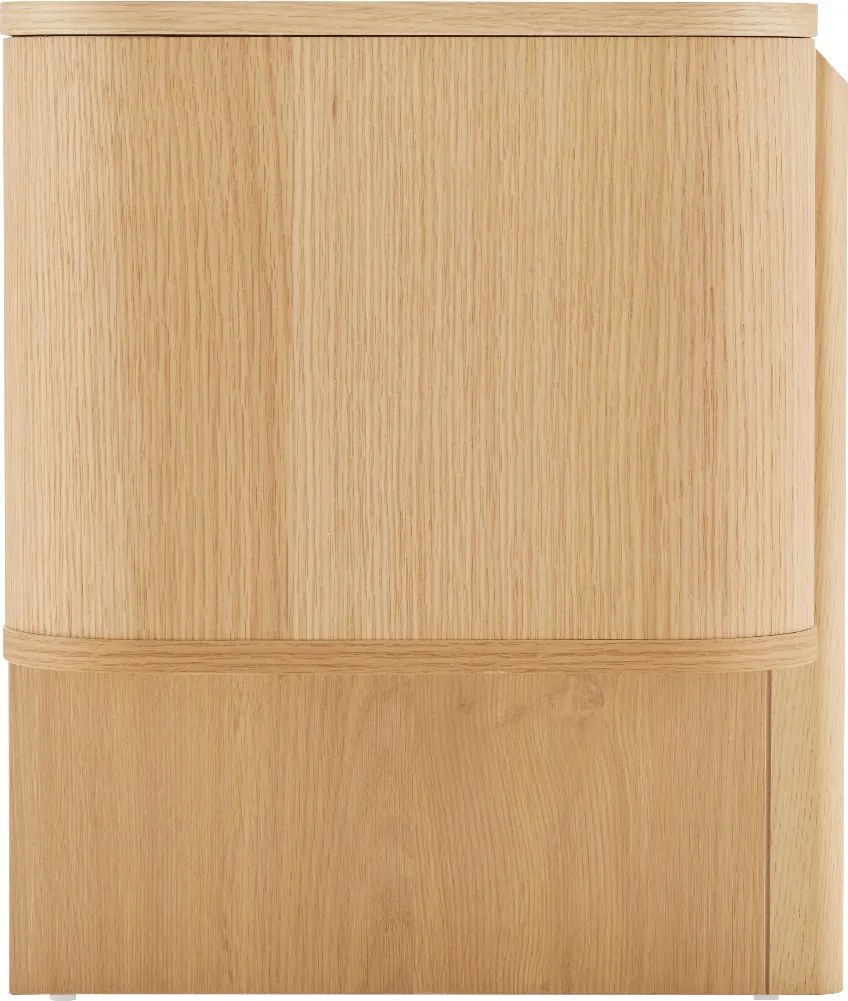 Eiken Tv-meubel Scandinavisch 200 Cm - 200x42x50cm.
