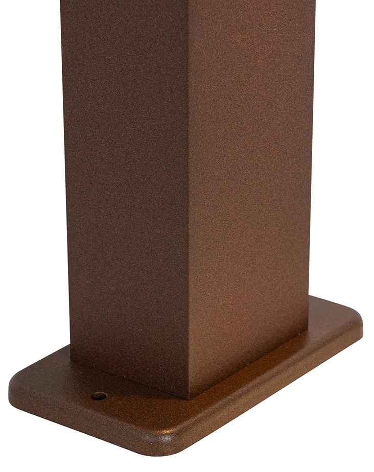 Industriële staande buitenlamp roestbruin 30 cm IP44 - Baleno