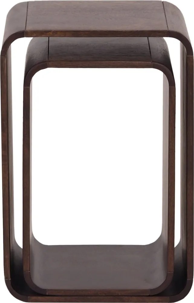 Retro Bijzettafel Set - 37.5 X 30cm.