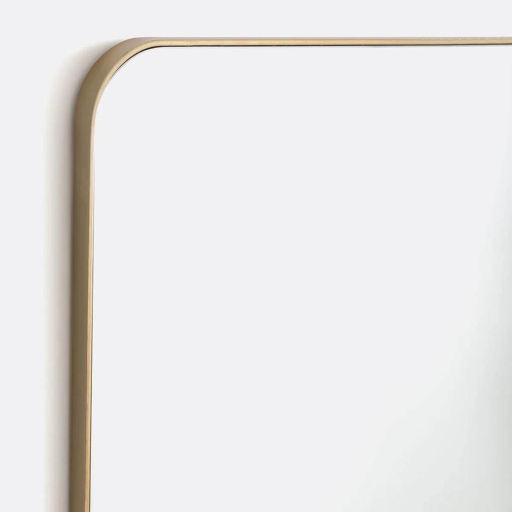 Rechthoekige spiegel in metaal ijzer 50x150 cm, Iodus