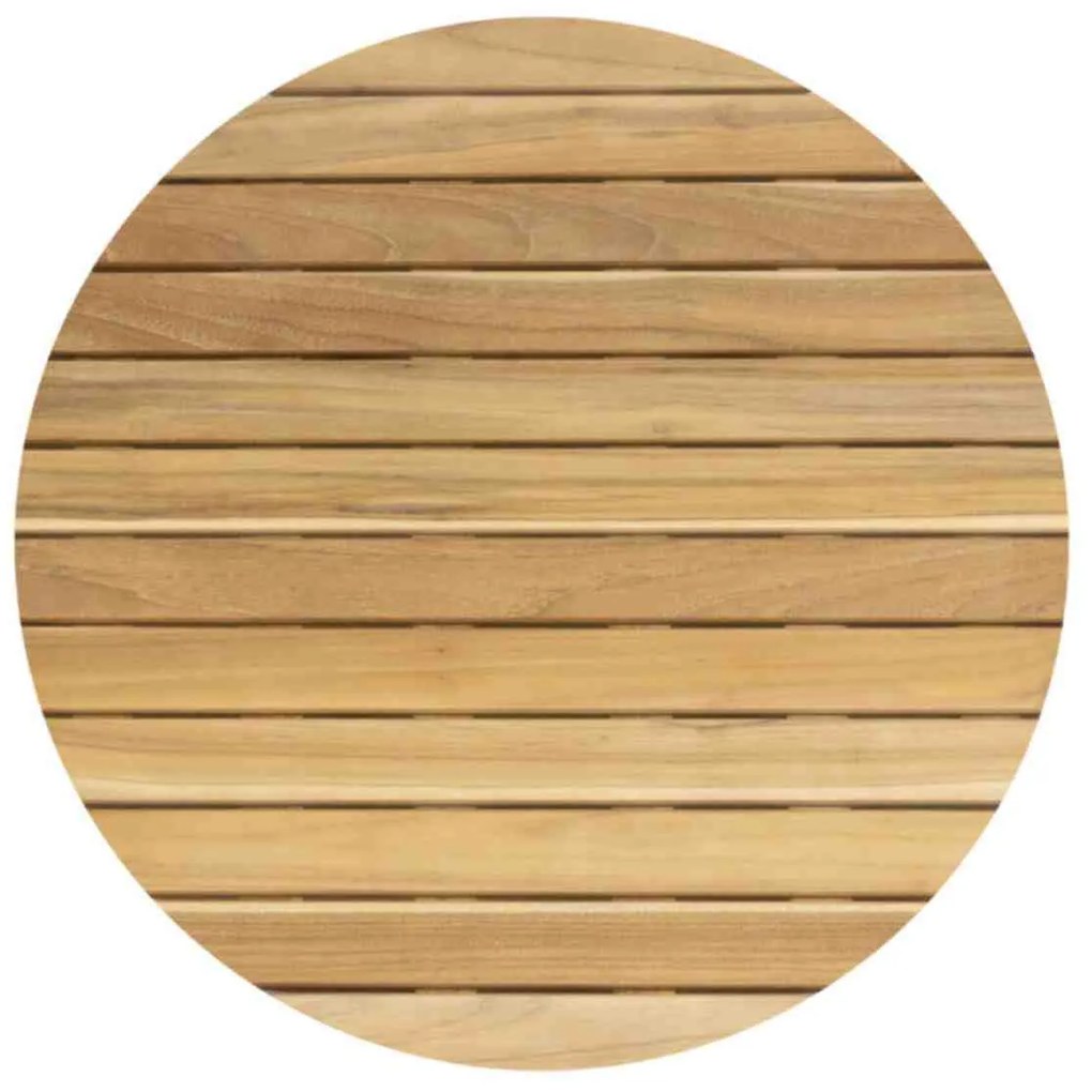 4 Seasons Outdoor Verdi loungetafel Ø73 x 35 cm - teak - latte