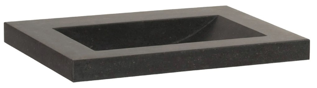 Sanituba Corestone wastafel basalt zonder kraangaten 60cm