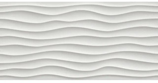 Atlas concorde 3d wall decortegel dune 40x80cm doos a 4 stuks white 8duw