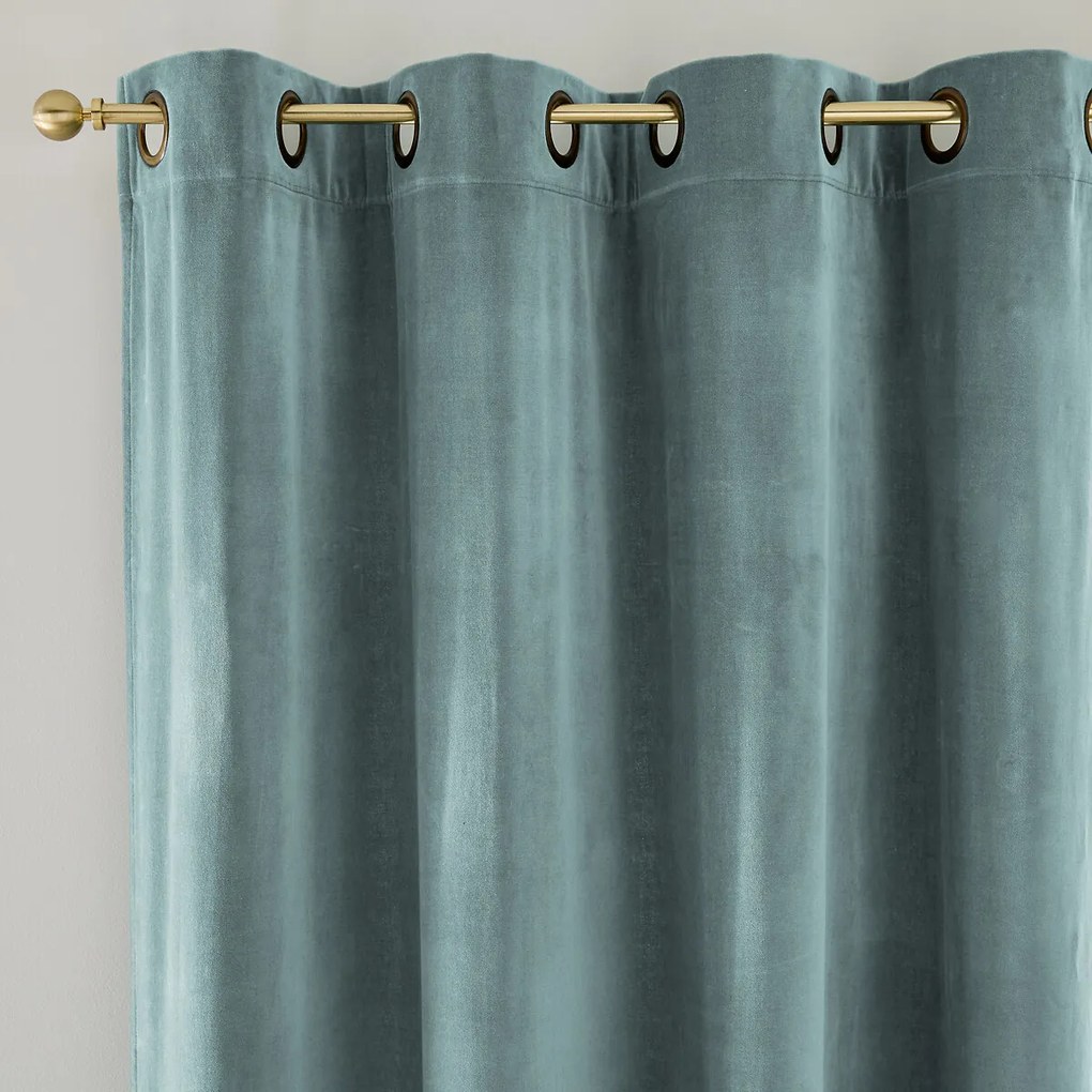 Gordijn in fluweel met oogjes Velvet