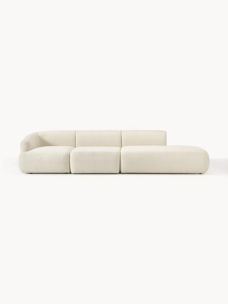 Modulaire teddy chaise longue Sofia (4-zits)