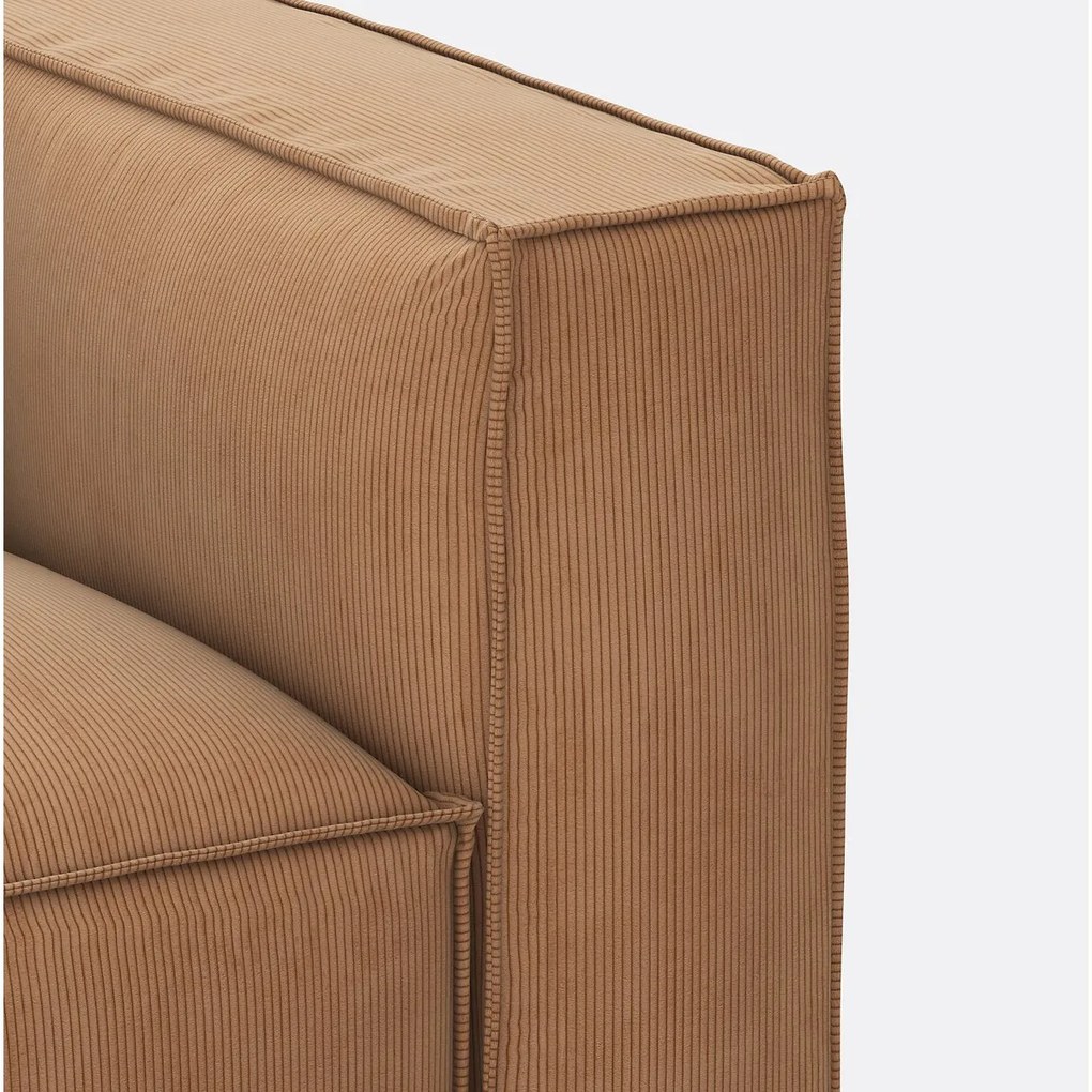 Modulaire bank, 3-zit, ribfluweel, Seven
