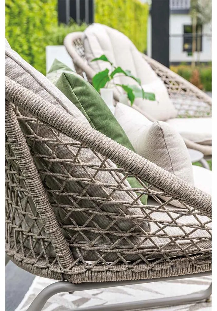 Garden Impressions Roswell loungestoelen - Fons bijzettafel Ø45x41 cm