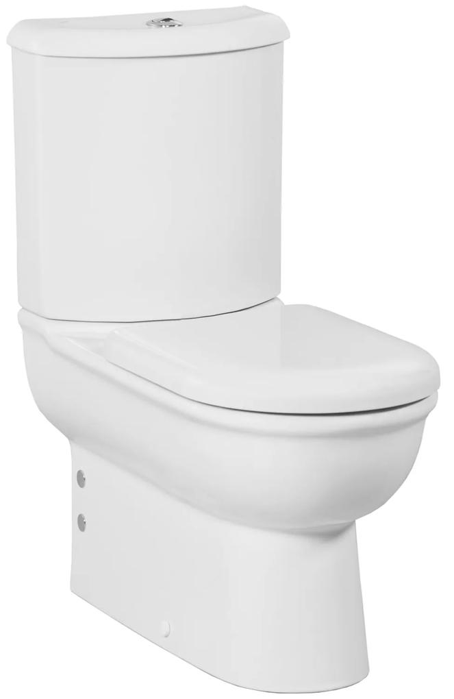 Toiletpot Staand Boss & Wessing Selin Onder En Muur Aansluiting Wit