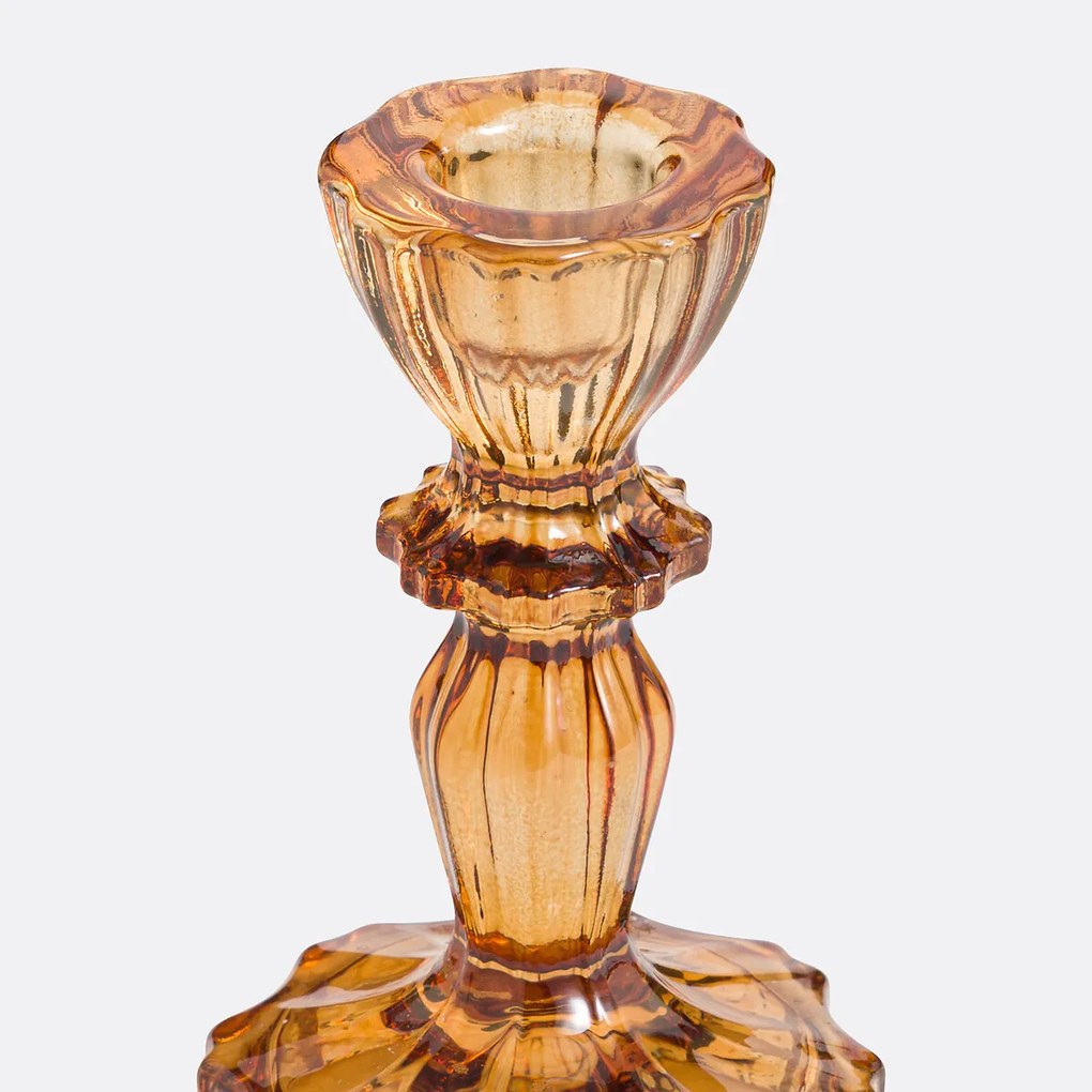 Kandelaar in glas H10,3 cm, Carsa
