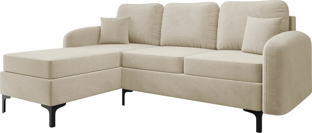 Hoekbank Torlua 103, Aanwezig, Aanwezig, 225x172x96cm, 114 kg, Poten: Metaal, Hout: Grenen