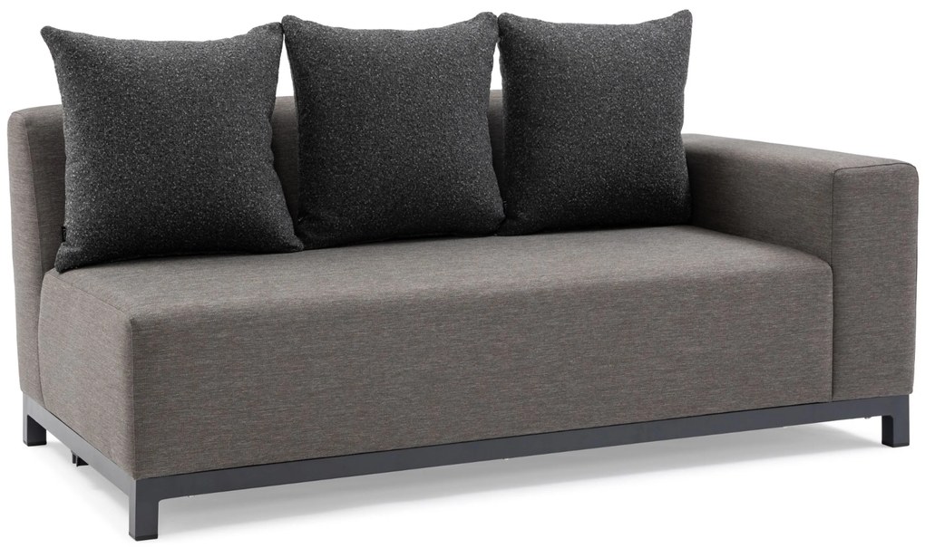 Hoek loungeset 6 personen Outdoor textiel Grijs De Laan Projects