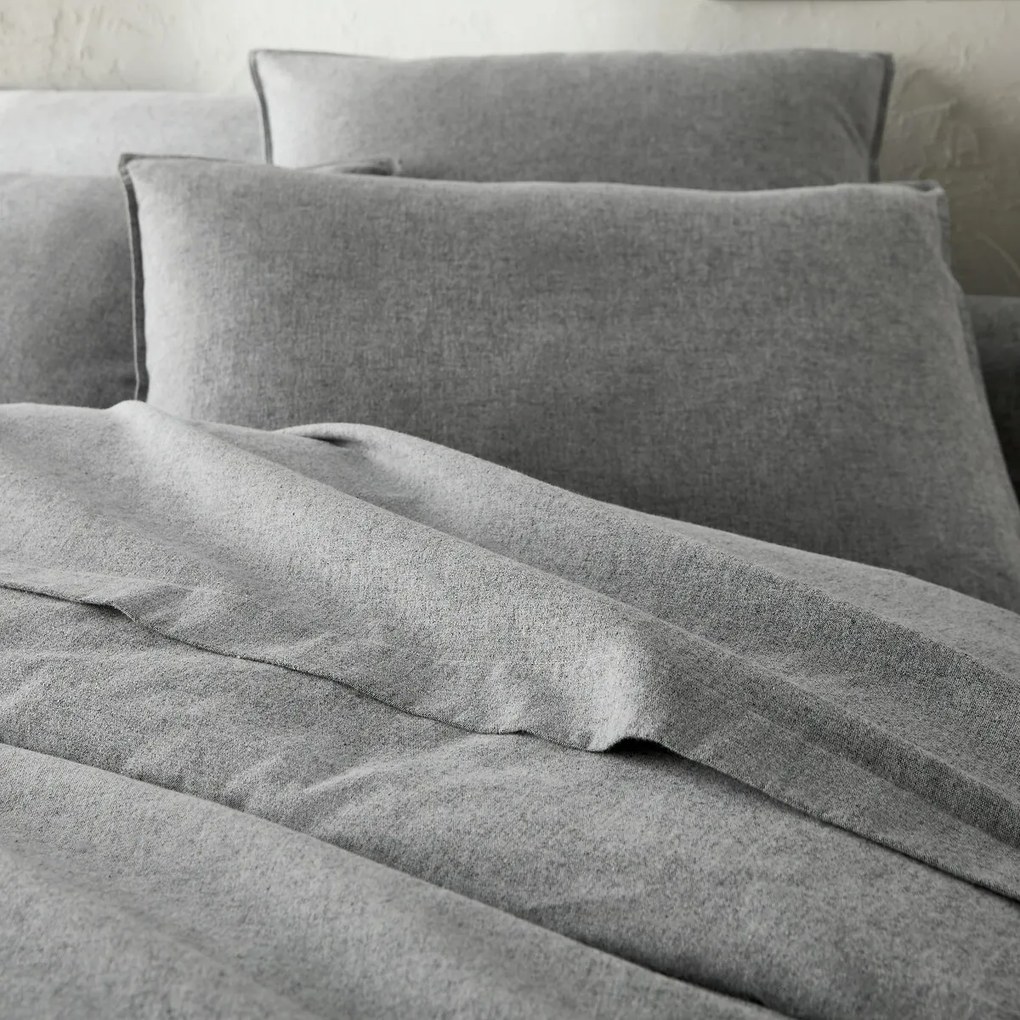 Dekbedovertrek, katoenen chambray flanel, Clara