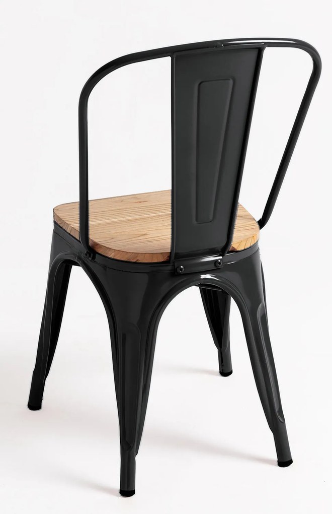 Pakket 4 Stoelen Torix Natuurlijk Hout