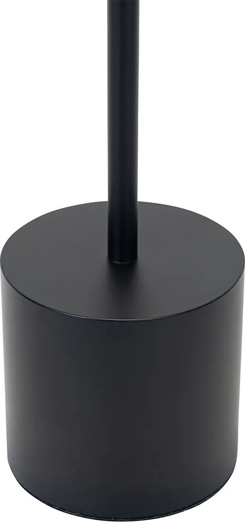 Buiten tafellamp zwart incl. LED met touch dimmer oplaadbaar - Dupont