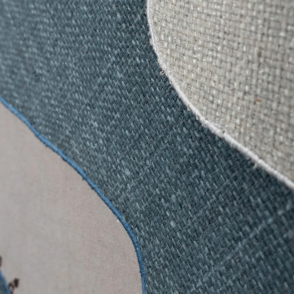 Zuiver Coastal Stoffen Schilderij Blauw