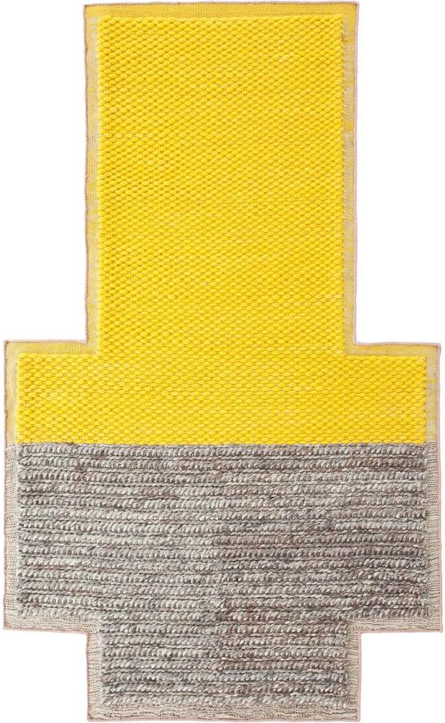 Gan - rugs Mangas Plait Yellow - 160 x 250 - Vloerkleed