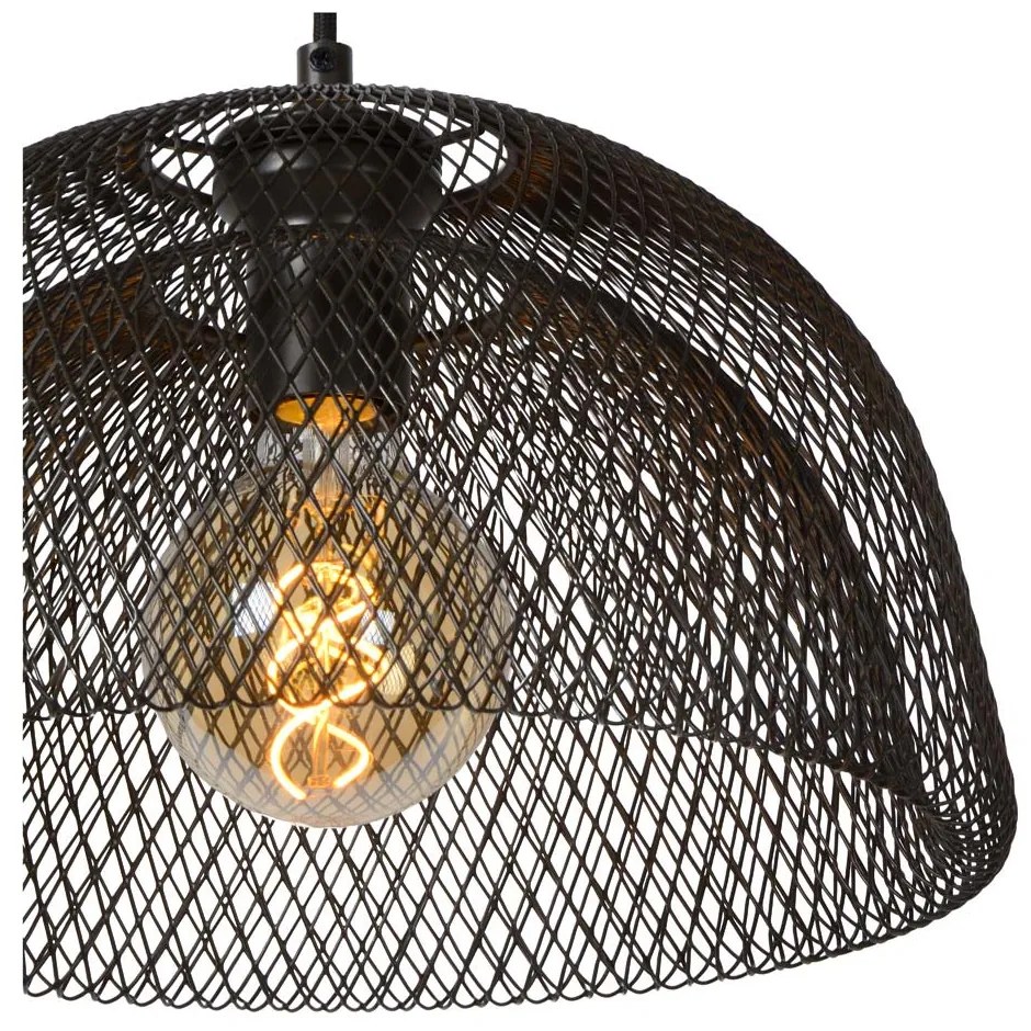 Lucide Mesh hanglamp 106cm 2x E27 zwart