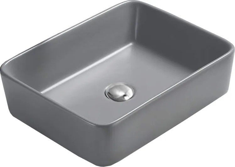 Mexen Catia opzetwastafel 48 x 37 cm, lichtgrijs mat - 21314861