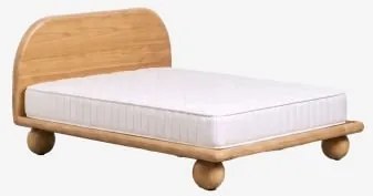 Bicheno Mangohouten Bed Mangohout & 180 X 200 Cm & 180 X 200 Cm - Araneiz - Sklum