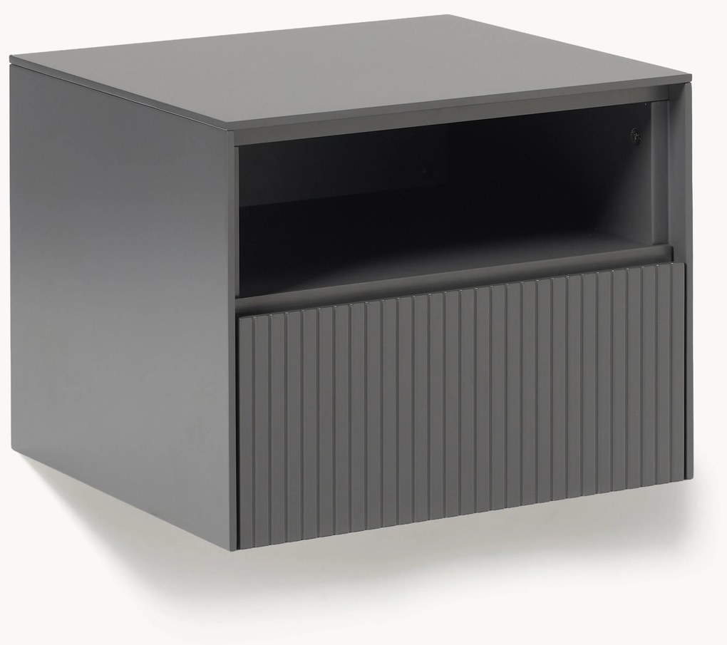 Nachtkastje Shea met geribde voorzijde