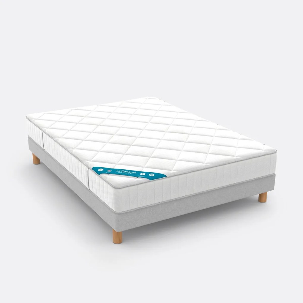 Matras in latex, half stevig, 15 cm, 3 zones