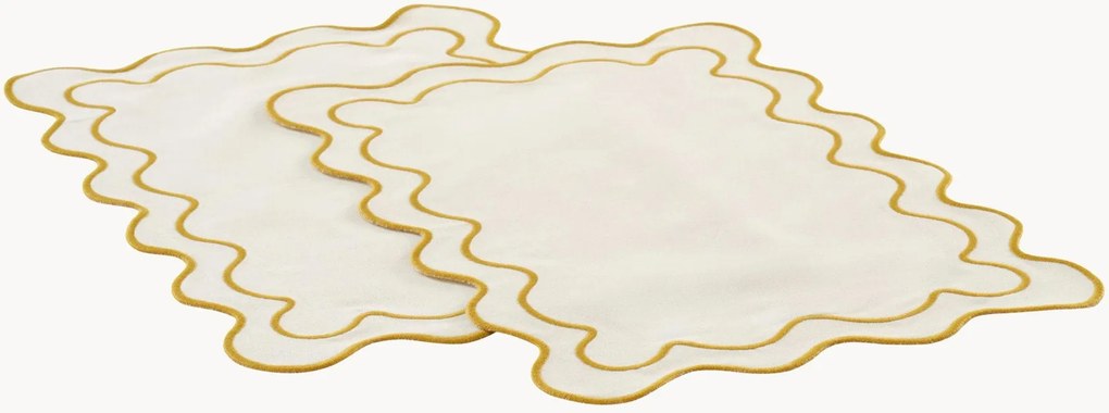 Katoenen placemats Lovis, 2-delig