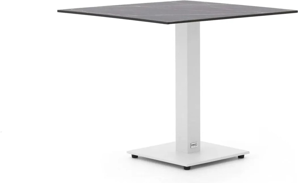 Tuin eettafel Forza  | Vierkant  | Tuintafel Kunststof | 80x80cm | 2 personen | Kees Smit Tuinmeubelen