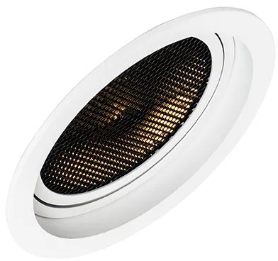 Set van 6 Moderne inbouwspot wit verstelbaar - Coop 111 Honey