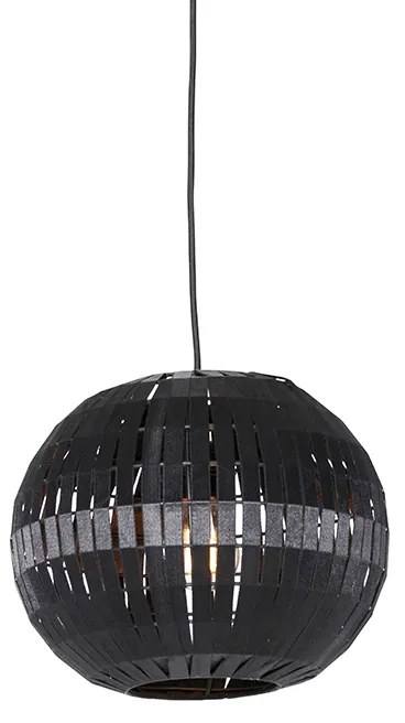 Moderne hanglamp zwart 30 cm - Zoë