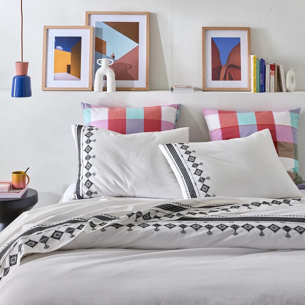 Kussensloop in gewassen katoen, Ifrane