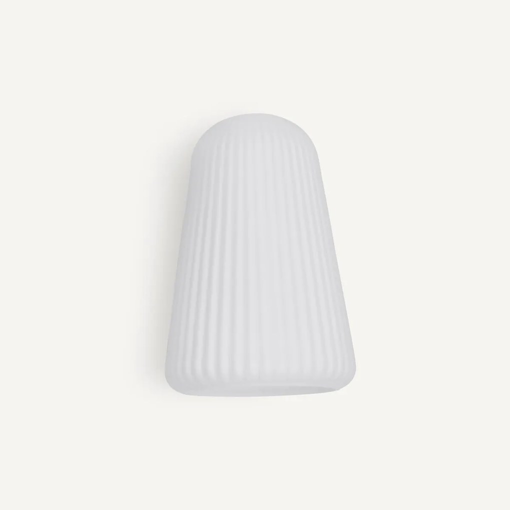 Wandlamp in metaal en glas, Fosca