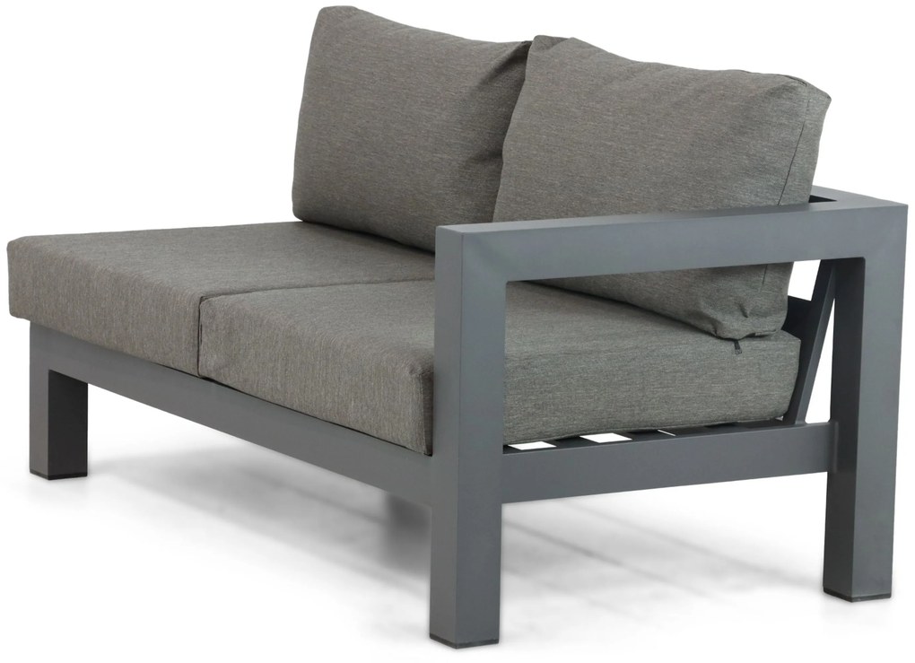 Hoek loungeset 5 personen Aluminium Grijs  Lifestyle Garden Furniture Luca