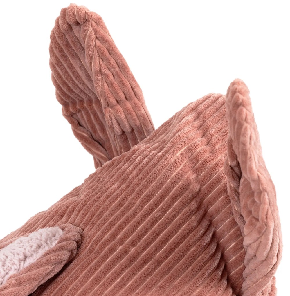 Kinder Zitzak Konijn Lounger & Kussen Set - Roze