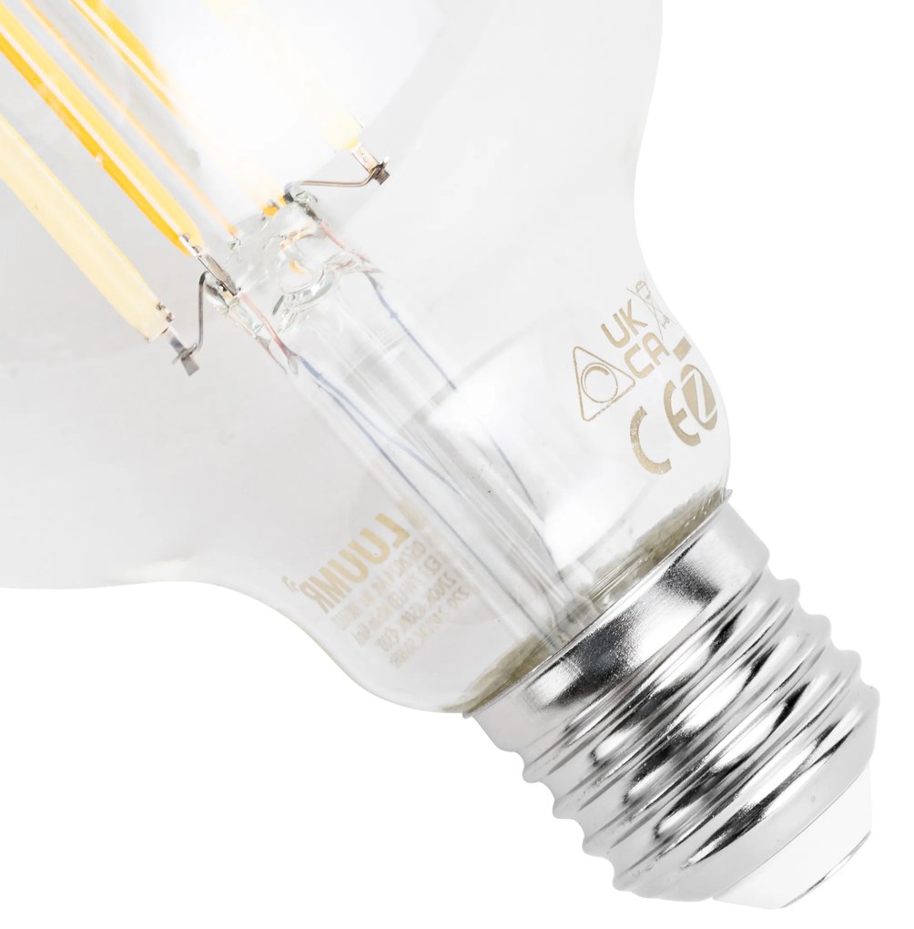 Set van 5 Smart E27 dimbare LED lampen G95 helder 7W 806 lm 2700-6500K