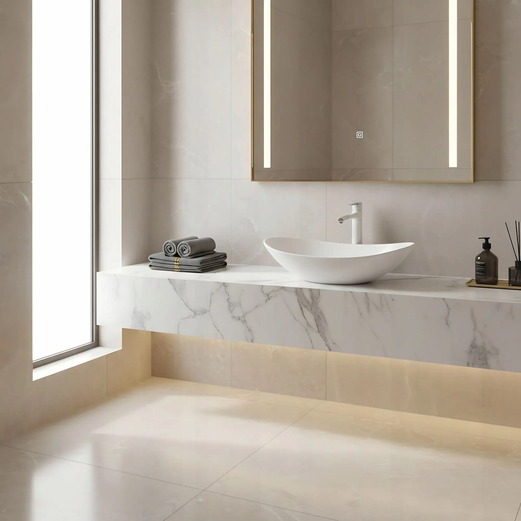 Wastafel op aanrecht Basaro Westa