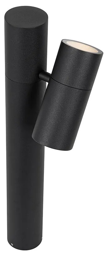 Staande buitenlamp zwart 50 cm verstelbaar - Duo Modern GU10 IP44 Buitenverlichting