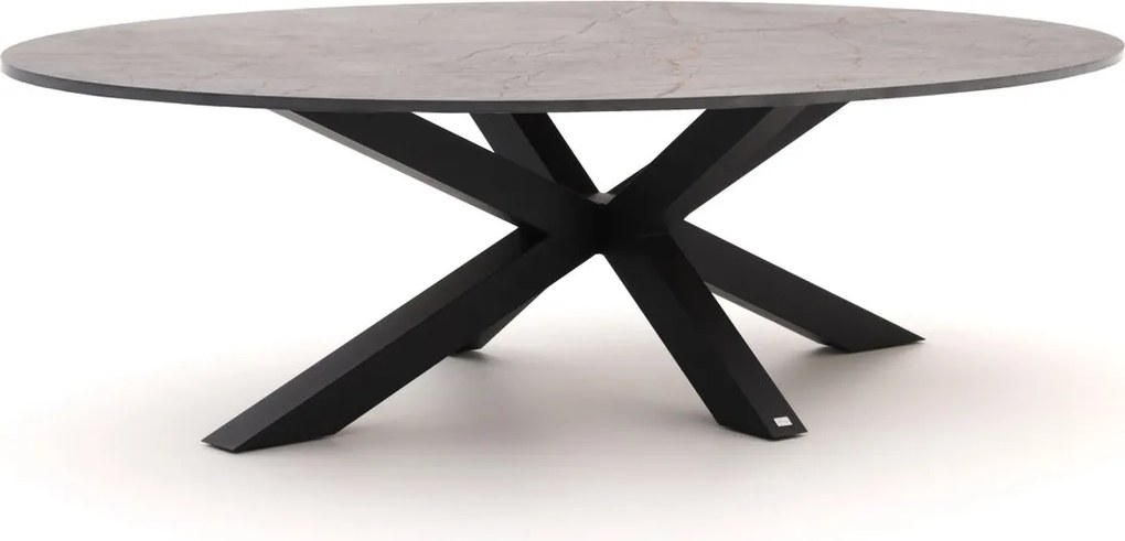Tuin eettafel Bellagio | Ovaal | Tuintafel Dekton | 240x120cm | 6 personen | Kees Smit Tuinmeubelen