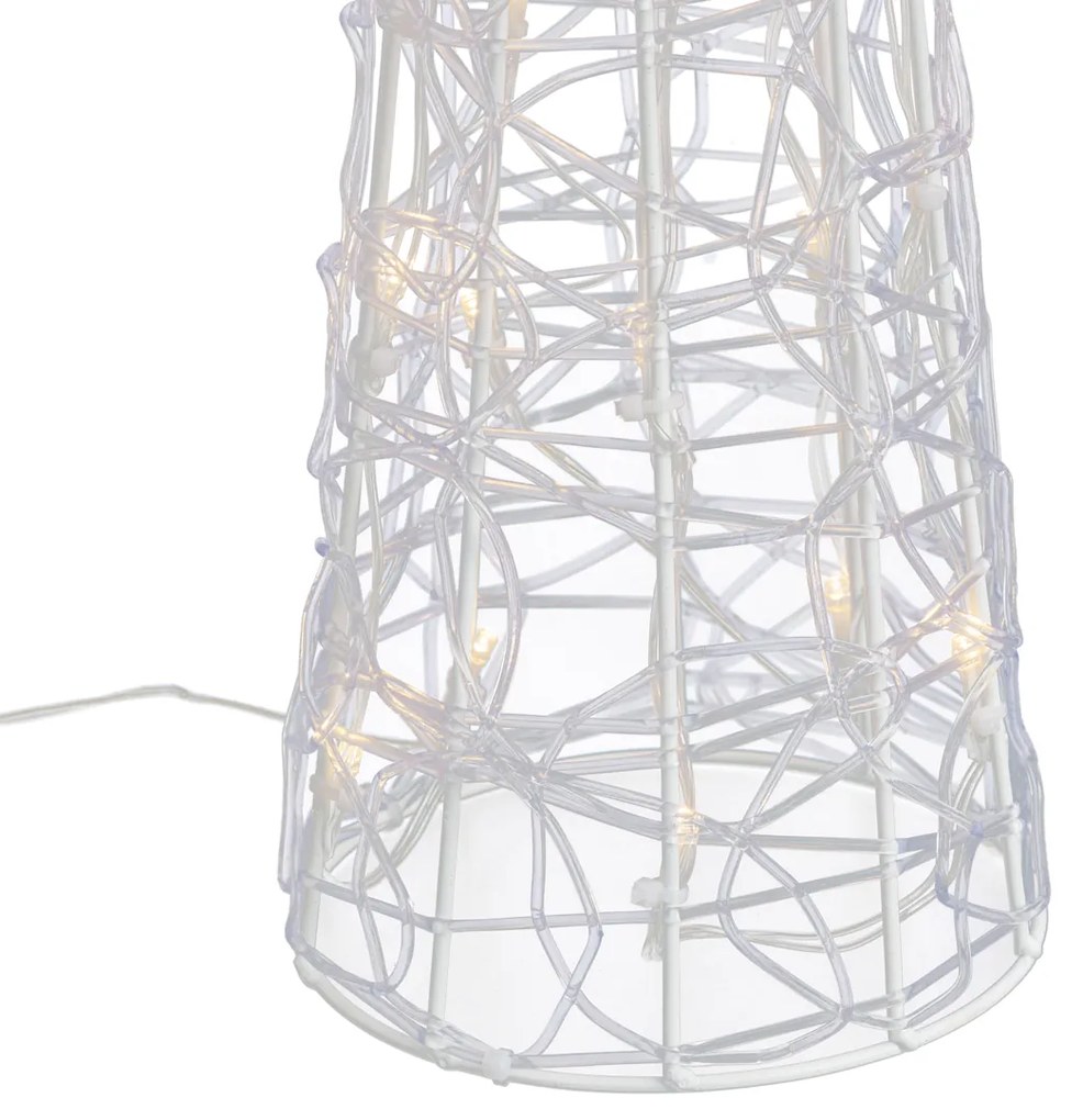 Kerst kerstboom transparant 60cm incl. LED IP44 - Coni